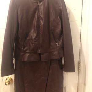 Burgundy, Size 12 vegan leather.